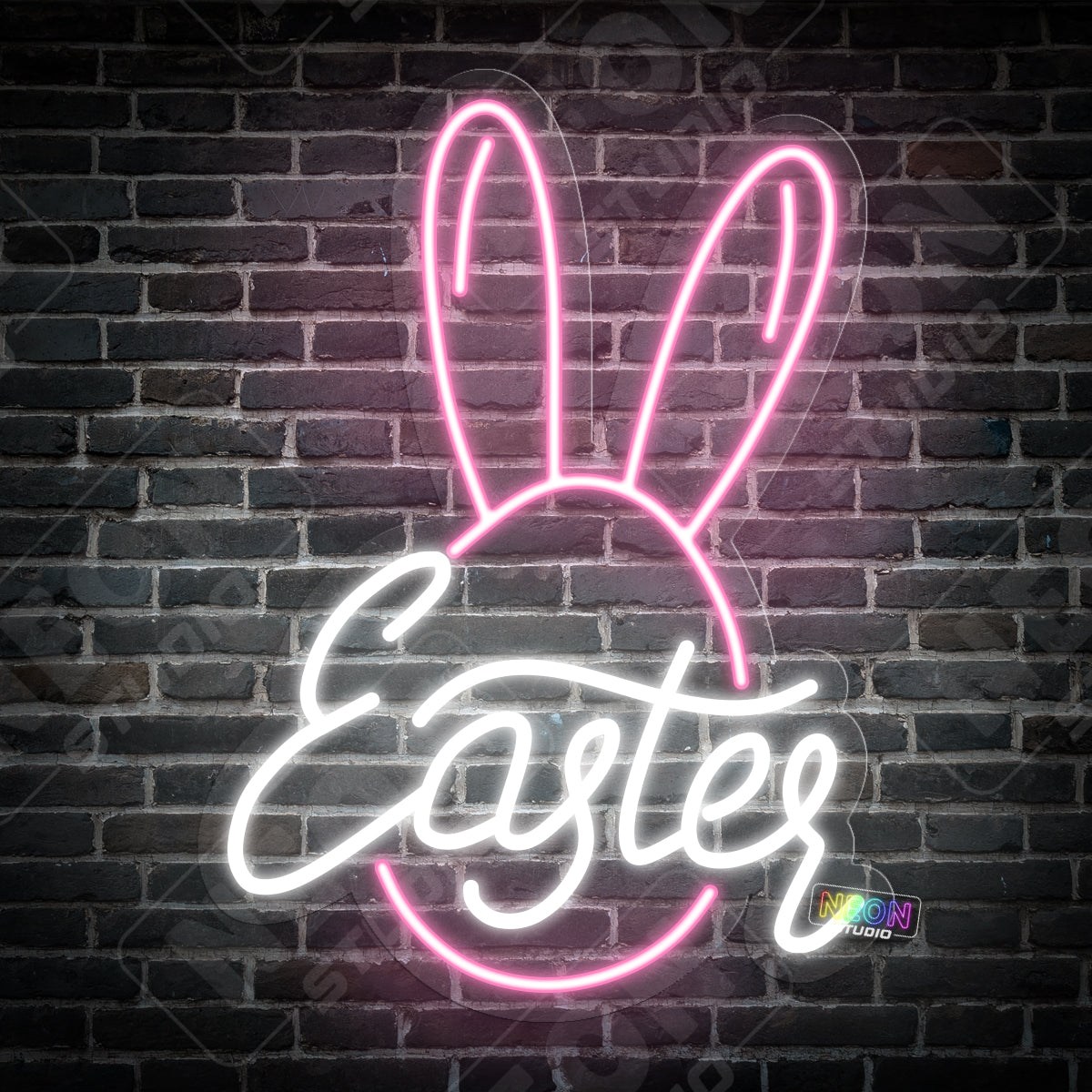 Easter Bunny neonskylt